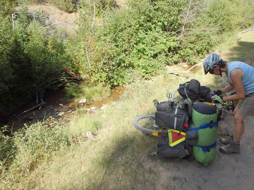 GDMBR: We found some water in Lost Horse Creek.